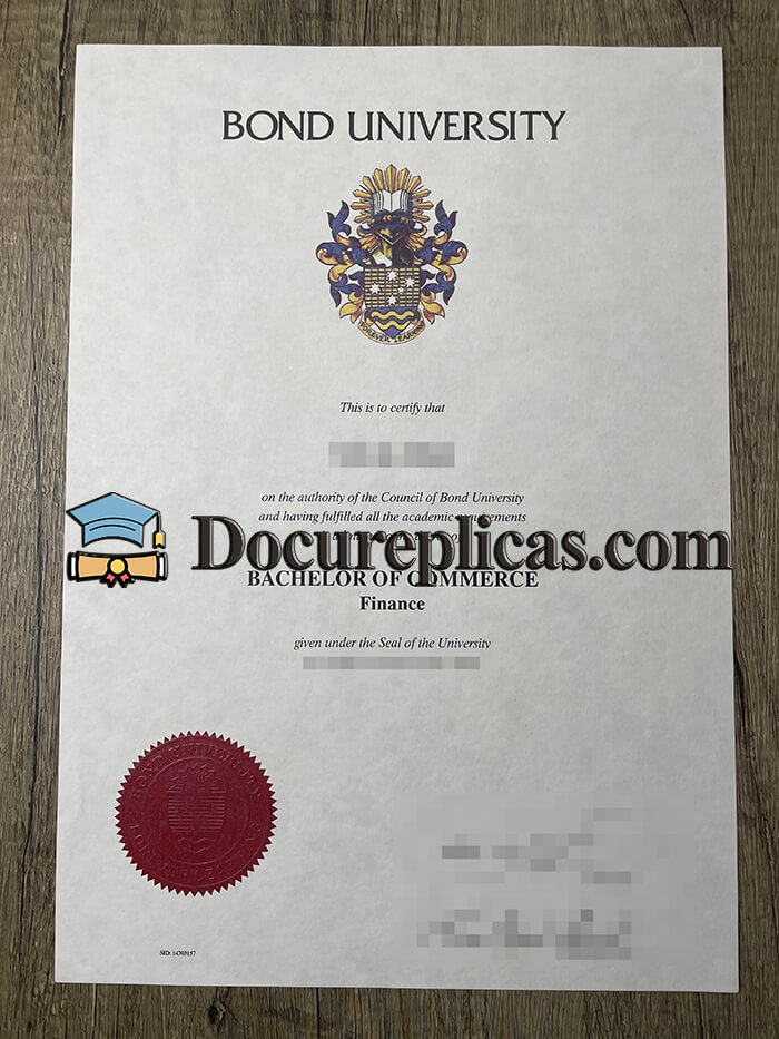 purchase realistic Bond University diploma