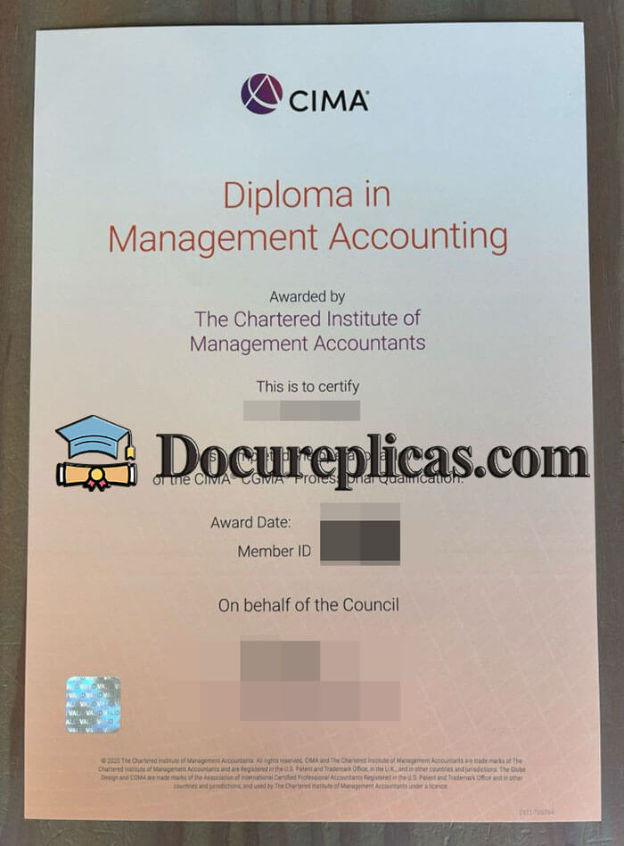 purchase realistic CIMA DIploma in Management Accounting