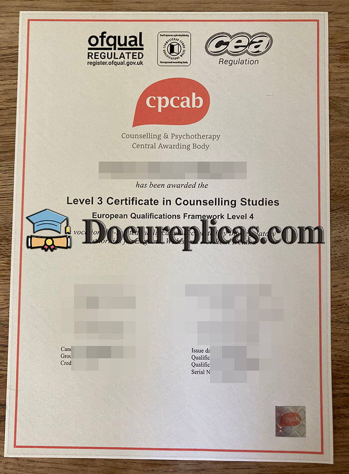 purchase realistic CPCAB Level 3 Certificate