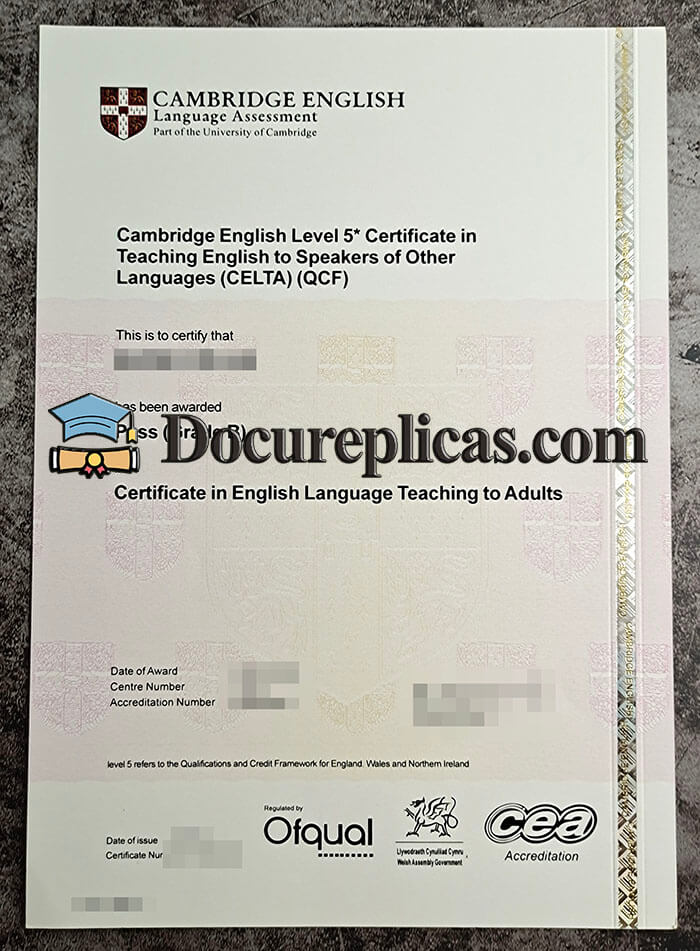 purchase realistic Cambridge English Level 5 Certificate