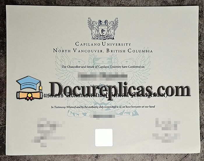purchase realistic Capilano University diploma