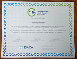 purchase realistic Certified Information Security Manager certificate