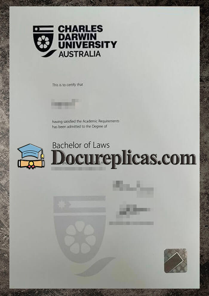 purchase realistic Charles Darwin University diploma
