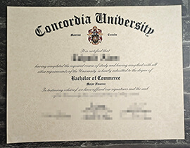 purchase realistic Concordia University degree