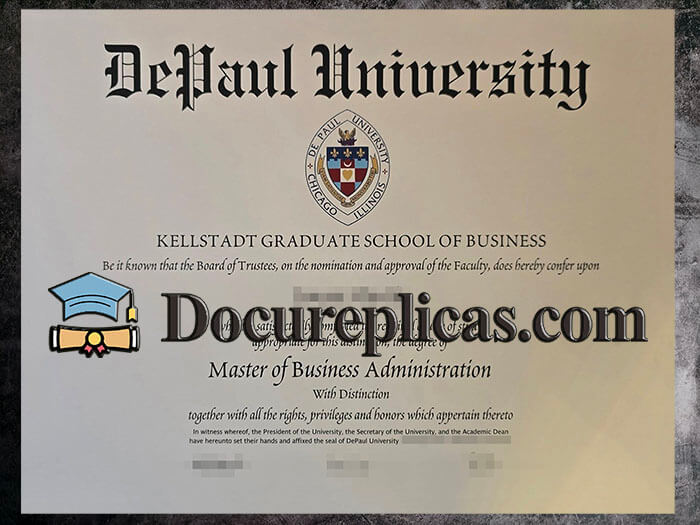 purchase realistic Depaul University diploma
