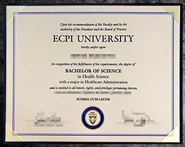 purchase realistic ECPI University degree