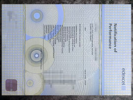purchase realistic Edexcel Notification of Performance