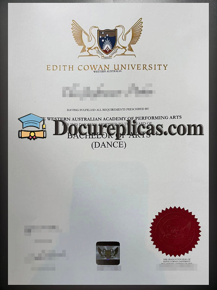 purchase realistic Edith Cowan University diploma
