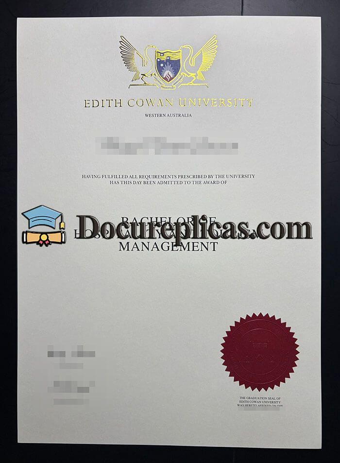 purchase realistic Edith Cowan University diploma