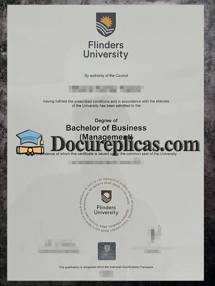purchase realistic Flinders University diploma