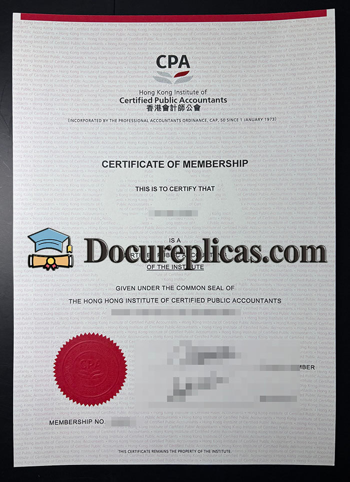 purchase realistic Hong Kong Institute of CPA certificate
