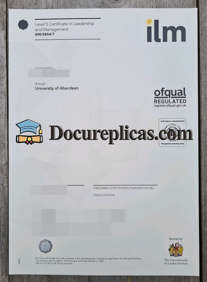 purchase realistic ILM Level 5 Certificate