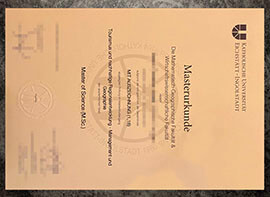 purchase realistic Katholische Universität Eichstätt Ingolstadt Urkunde
