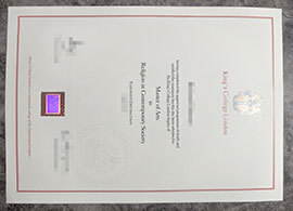purchase realistic King's College London degree