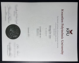 purchase realistic Kwantlen Polytechnic University degree