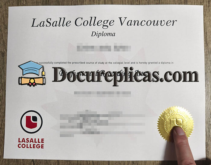 purchase realistic LaSalle College Vancouver diploma