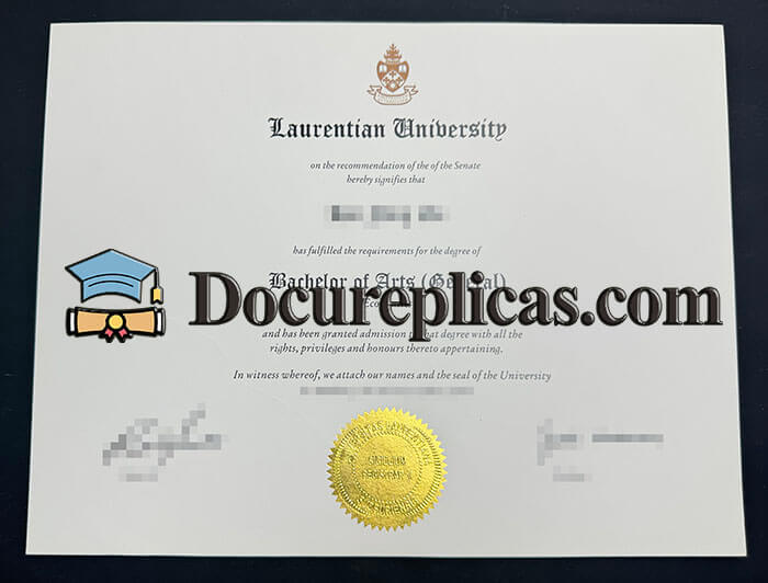 purchase realistic Laurentian University diploma