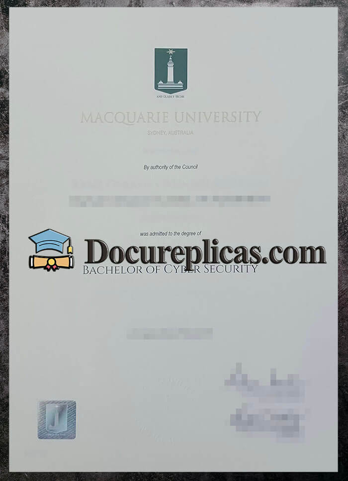 purchase realistic Macquarie University diploma