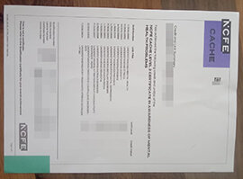 purchase realistic NCFE CACHE Level 2 Certificate Transcript