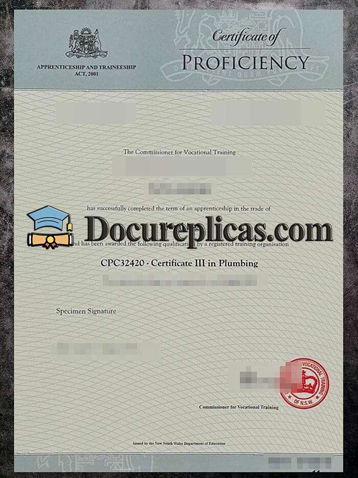 purchase realistic NSW Certificate Proficiency