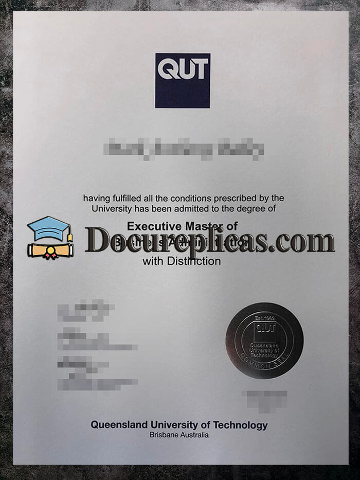 purchase realistic Queensland University of Technology diploma