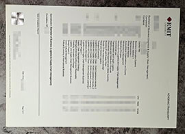 purchase realistic RMIT University Transcript