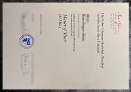 purchase realistic Robert Schumann Hochschule Düsseldorf degree