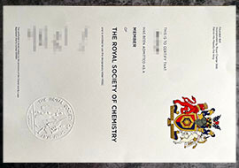 purchase realistic Royal Society of Chemistry certificate