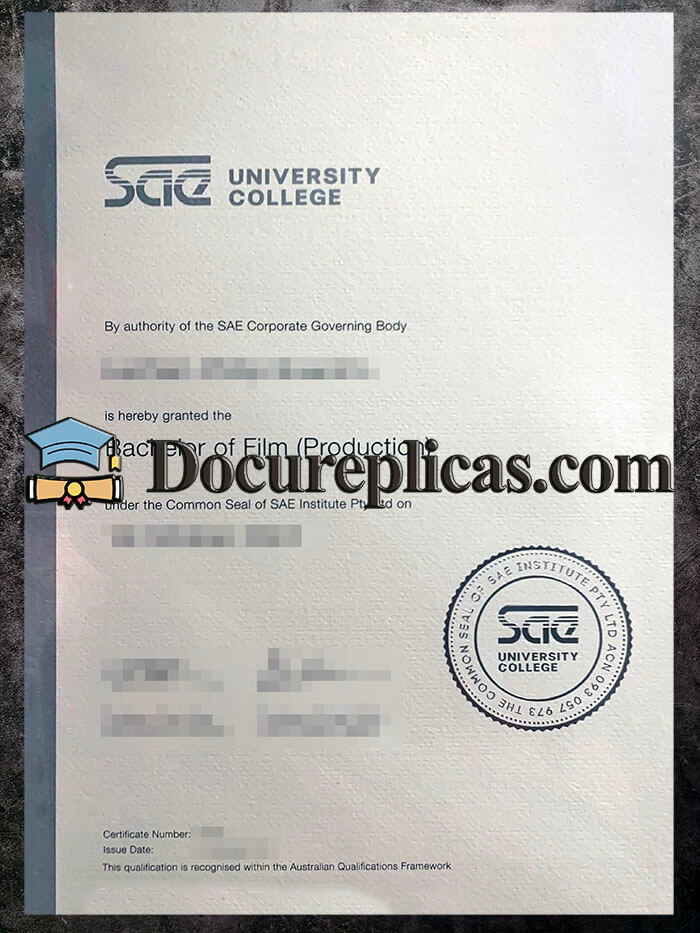 purchase realistic Sae University College diploma