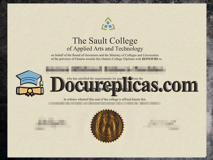 purchase realistic Sault College diploma