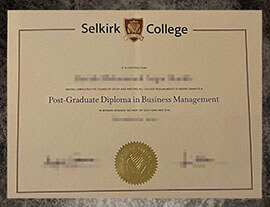purchase realistic Selkirk College diploma
