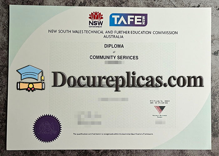 purchase realistic TAFE NSW diploma