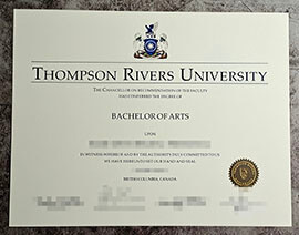 purchase realistic Thompson Rivers University degree