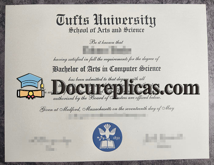 purchase realistic Tufts University diploma