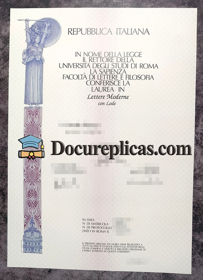 purchase realistic Universita Degli Studi di Roma degree