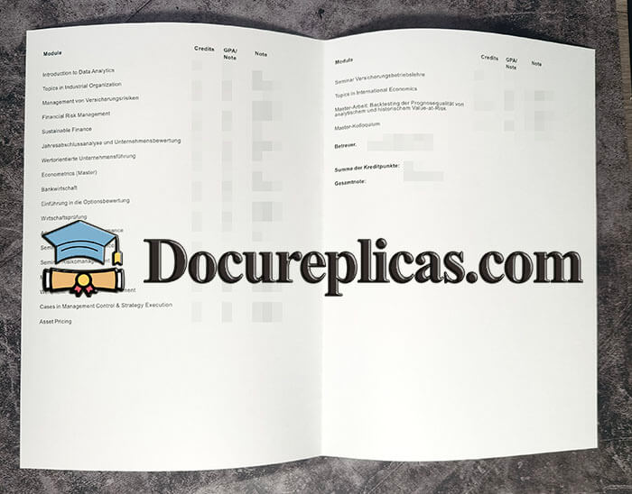 purchase realistic Universität Duisburg Essen Transcript