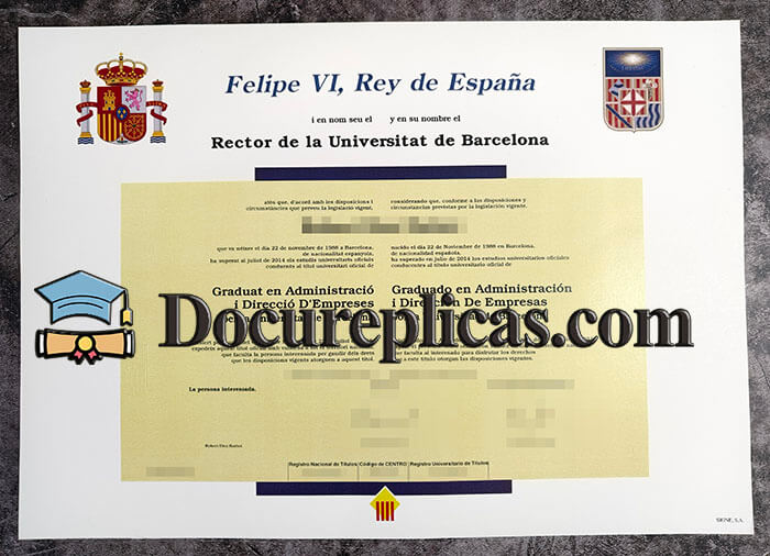 purchase realistic Universitat de Barcelona diploma