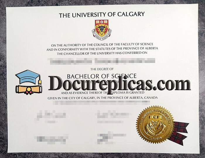 purchase realistic University of Calgary diploma