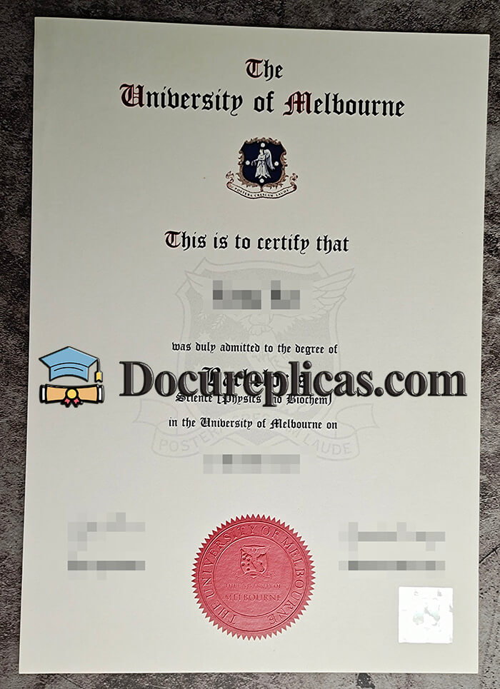 purchase realistic University of Melbourne diploma