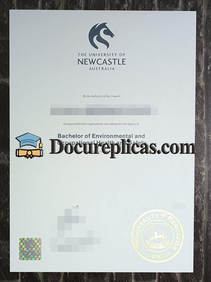 purchase realistic University of Newcastle diploma