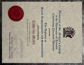 purchase realistic University of St Michael's College degree