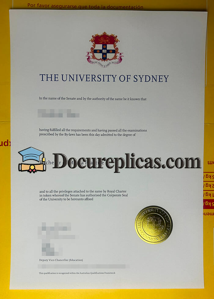 purchase realistic University of Sydney diploma