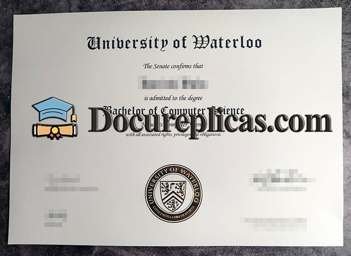 purchase realistic University of Waterloo diploma