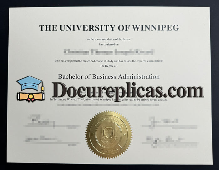 purchase realistic University of Winnipeg diploma
