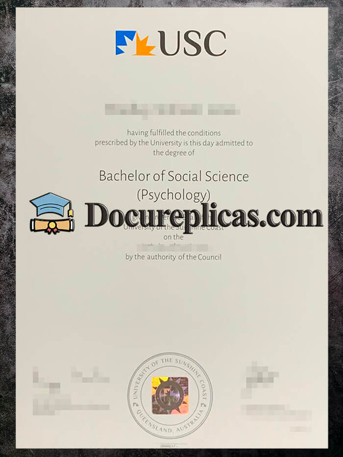 purchase realistic University of the Sunshine Coast diploma