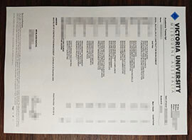 purchase realistic Victoria University Transcript