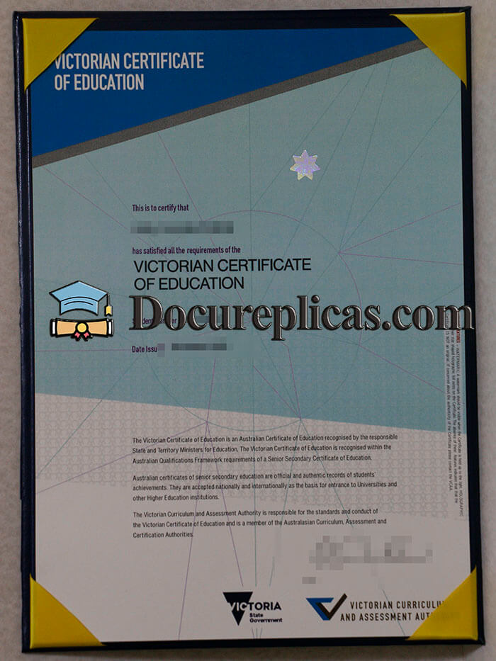 purchase realistic Victorian Certificate of Education