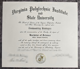 purchase realistic Virginia Tech degree