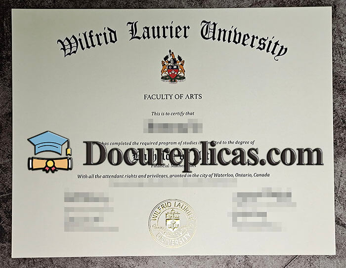 purchase realistic Wilfrid Laurier University diploma