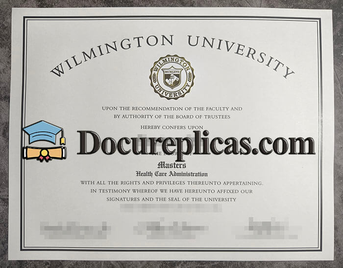 purchase realistic Wilmington University diploma